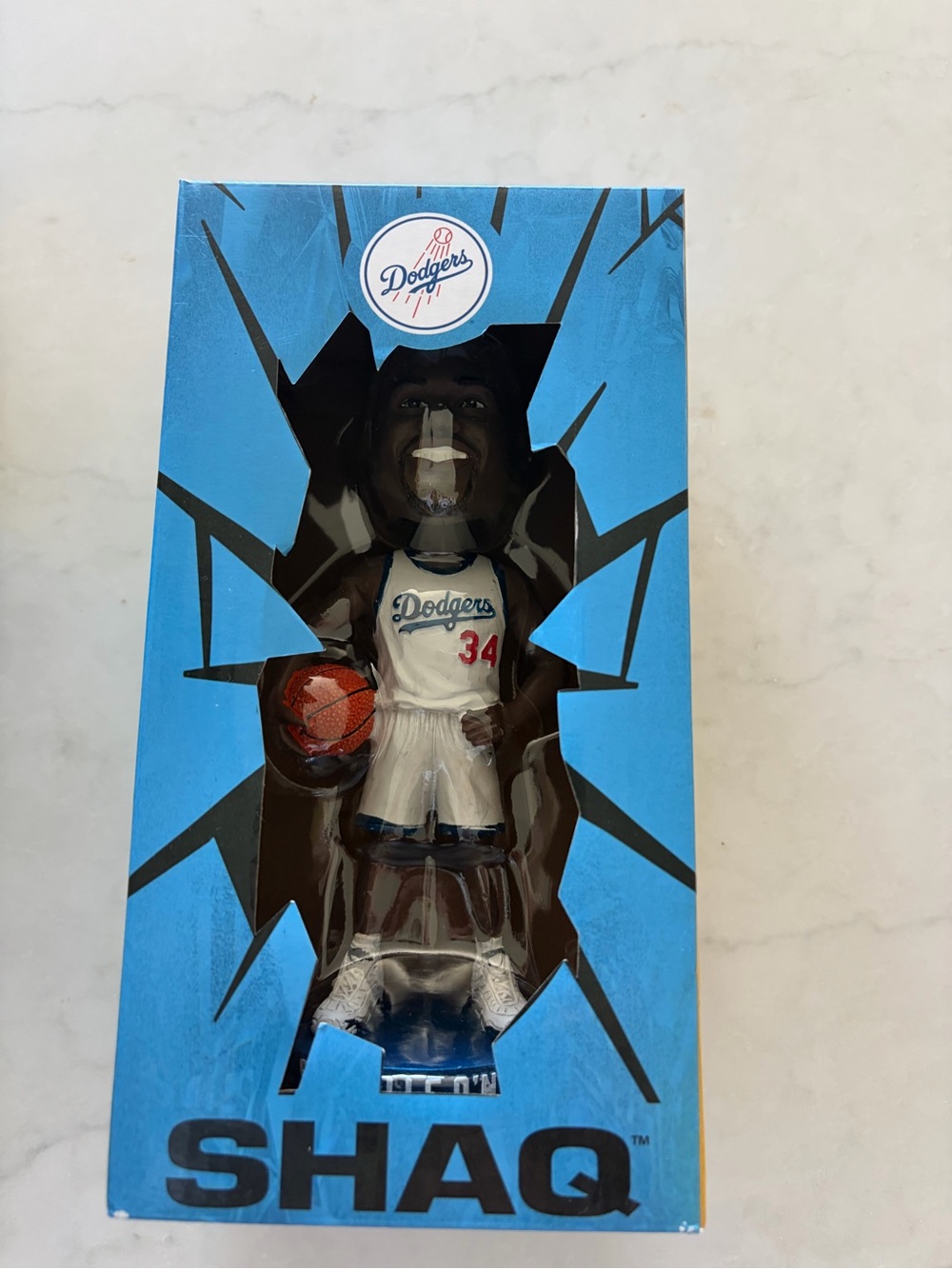 SHAQ Los Angeles Dodgers Blue Boxed Figure - White & Blue